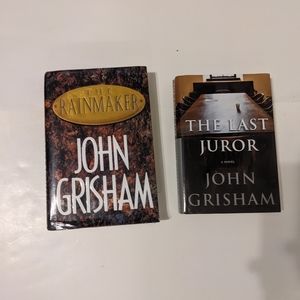 The Rainmaker and The Last Juror by John Grisham hardcovers